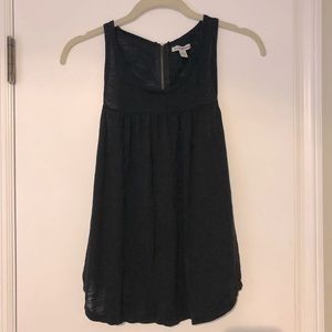 Black Flowy American Eagle tank top